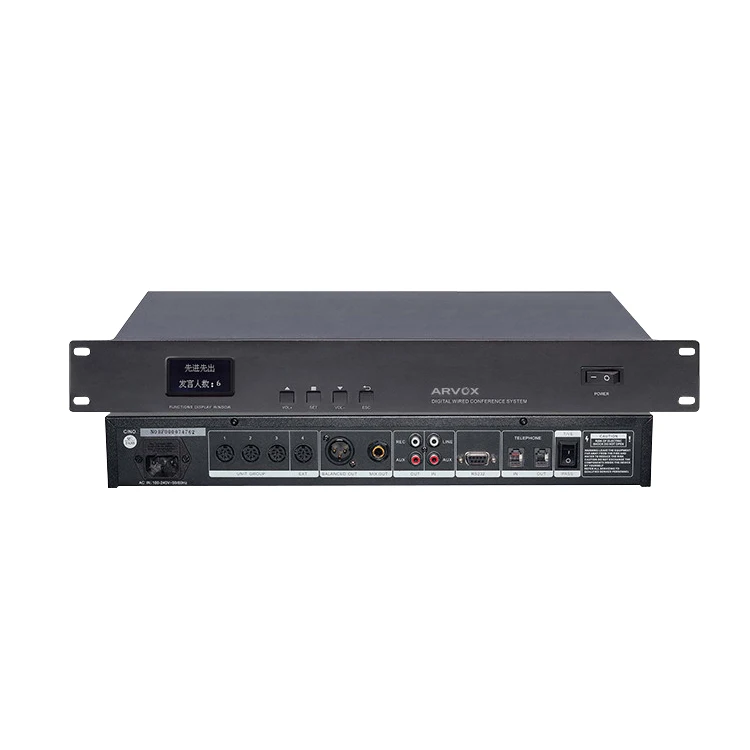 6530MA Digital Wired Discussing Conference System Controller with USB Recording