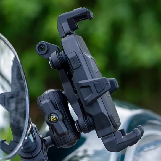 Giá đỡ xe đạp điều chỉnh được SMNU dòng N1, giá đỡ điện thoại cho xe máy và xe đạp dùng ngoài trời với tính năng nhấn để khóa