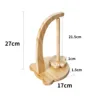 Cartoon bear spool holder, clear varnish color (brown box packaging)