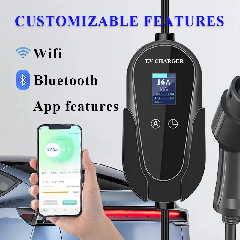 16a Slow Byd Ac Elec Vehicle Type Electric Car Portable