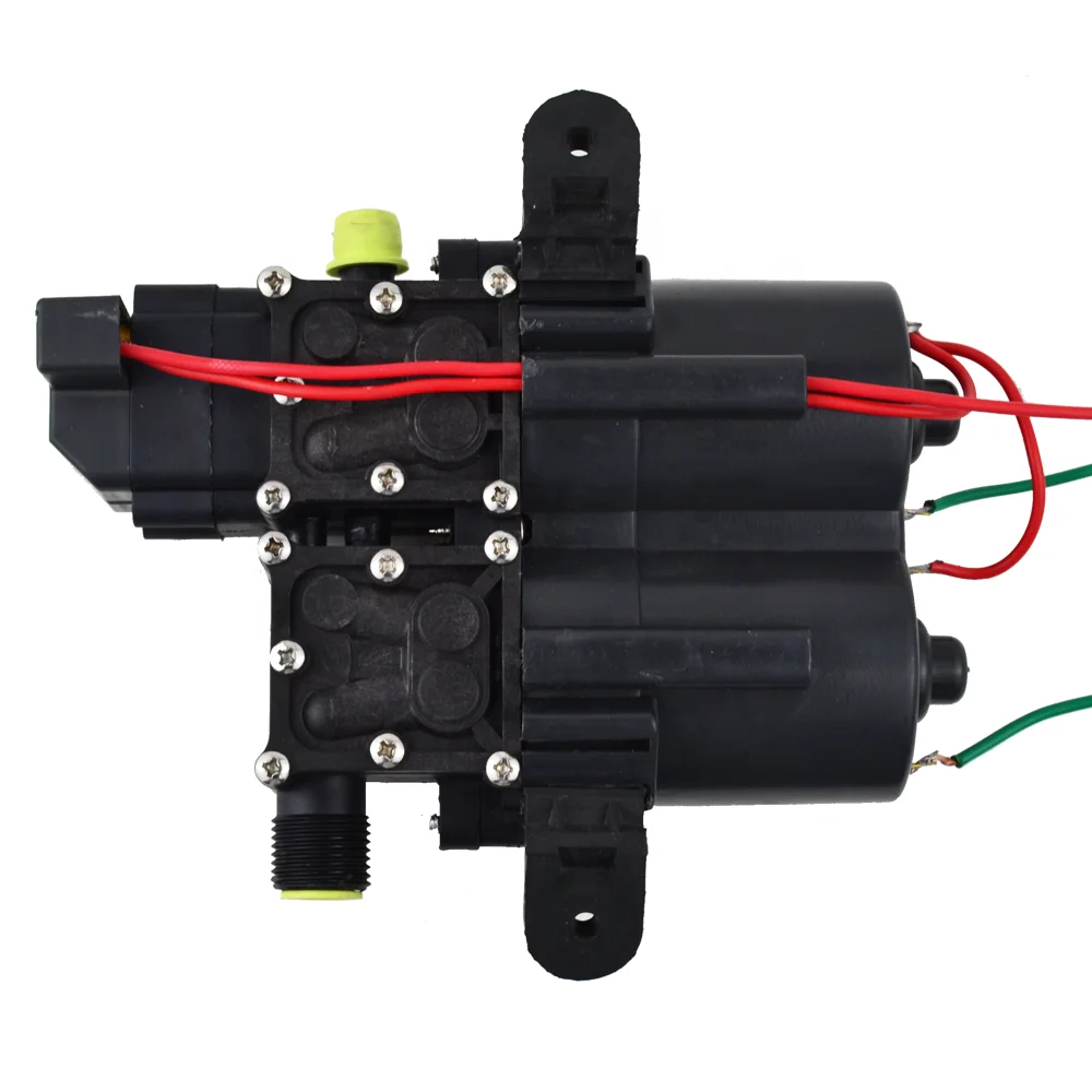 High Flow Battery Operated Motor Water Sprayer Pump Electrical Micro Irrigation Double 12VDC Diaphragm Pumps
