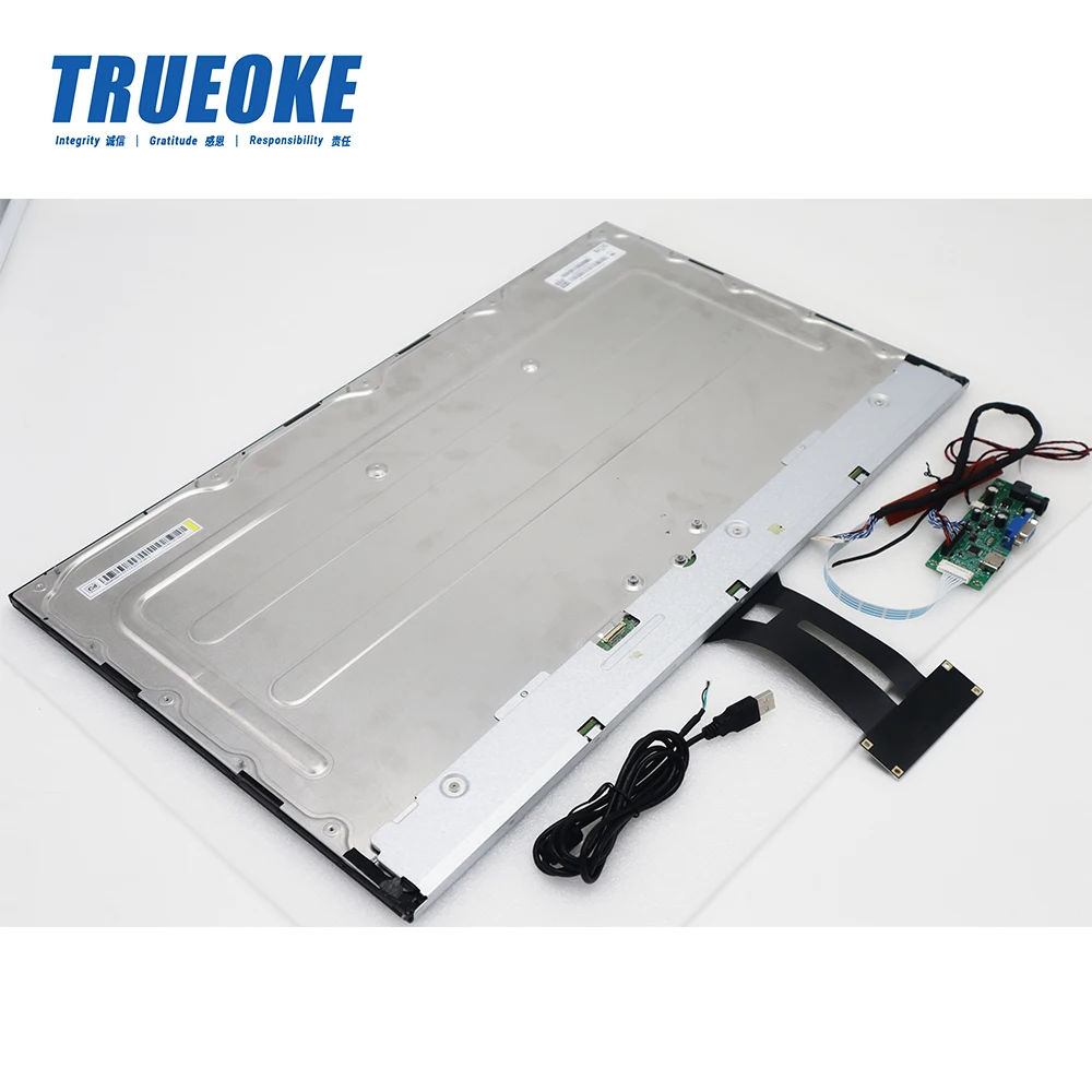 TRUEOKE Factory IP65 Waterproof Multiple Touch Screen 27 inch High Brightness Touch Points LCD Touch Monitor Display Module