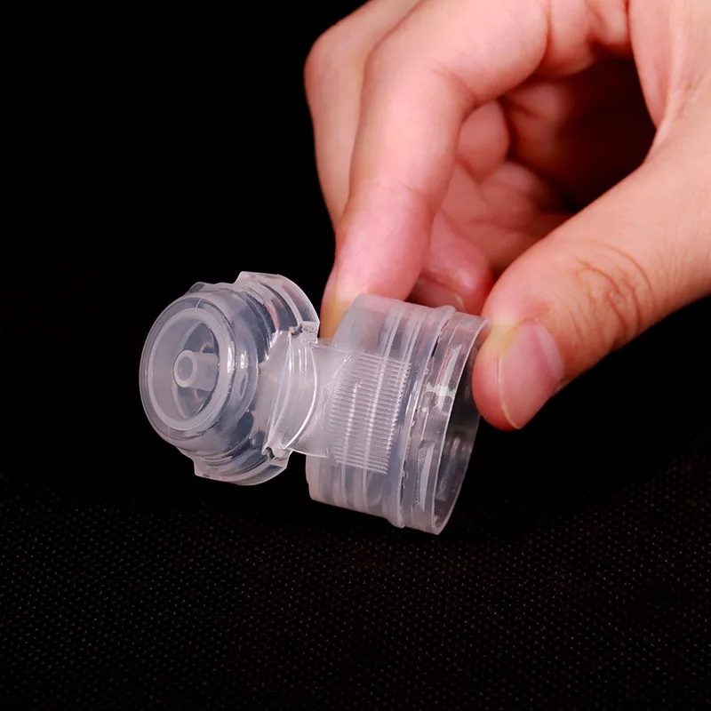 28mm 38mm Tamper Evident Plastic Sport Water Juice Flip Open Top Cap