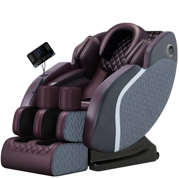 High quality Burgundy Metal Portable massage Chair