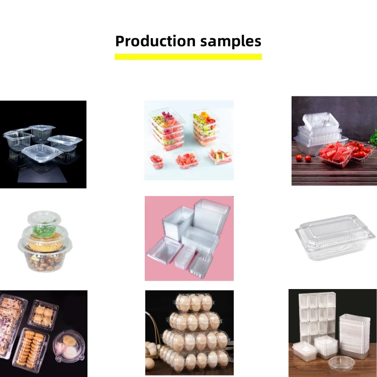 Used Polystyrene Tray Making Machine Plastic-food-container-machine One-stop Efficient Production Plastic Thermoforming Machine