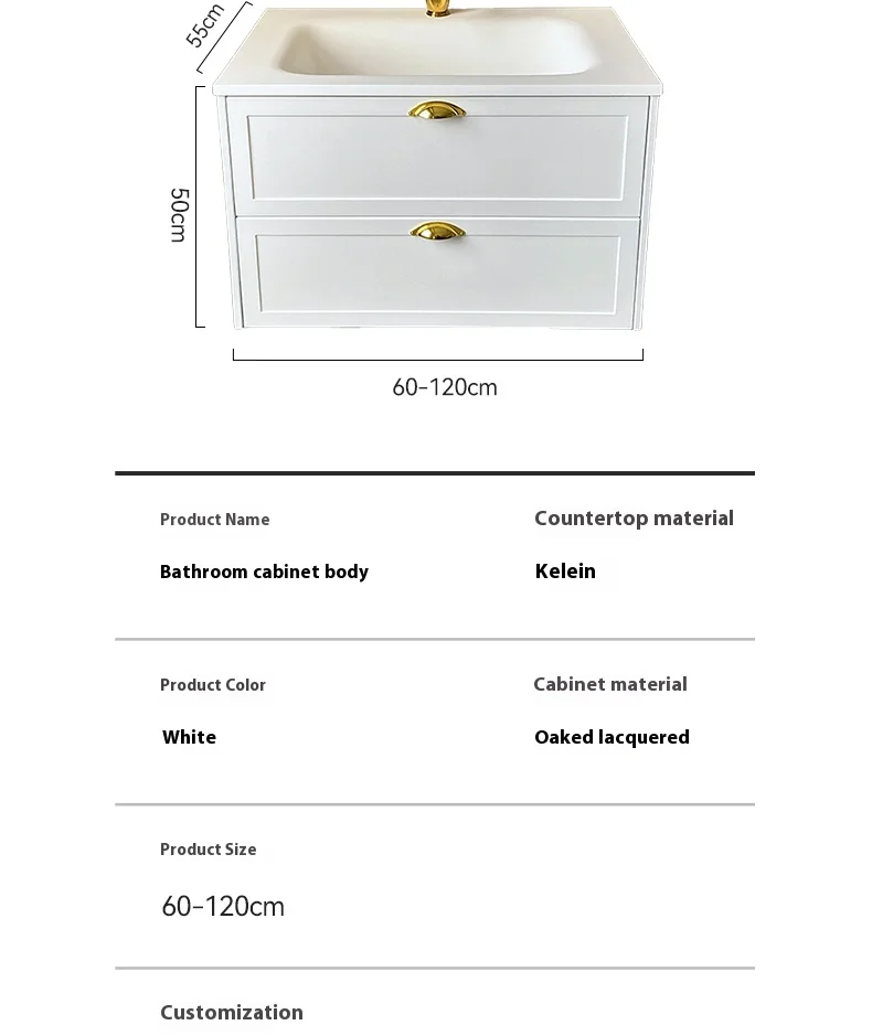 product minimalist style oak wall mounted bathroom cabinet combination integrated basin ceramic washbasin cabinet-9