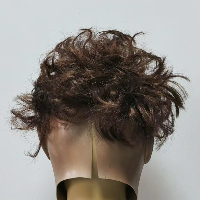 Funny Realistic Celebrity Mask with Wig Perfect for Parties