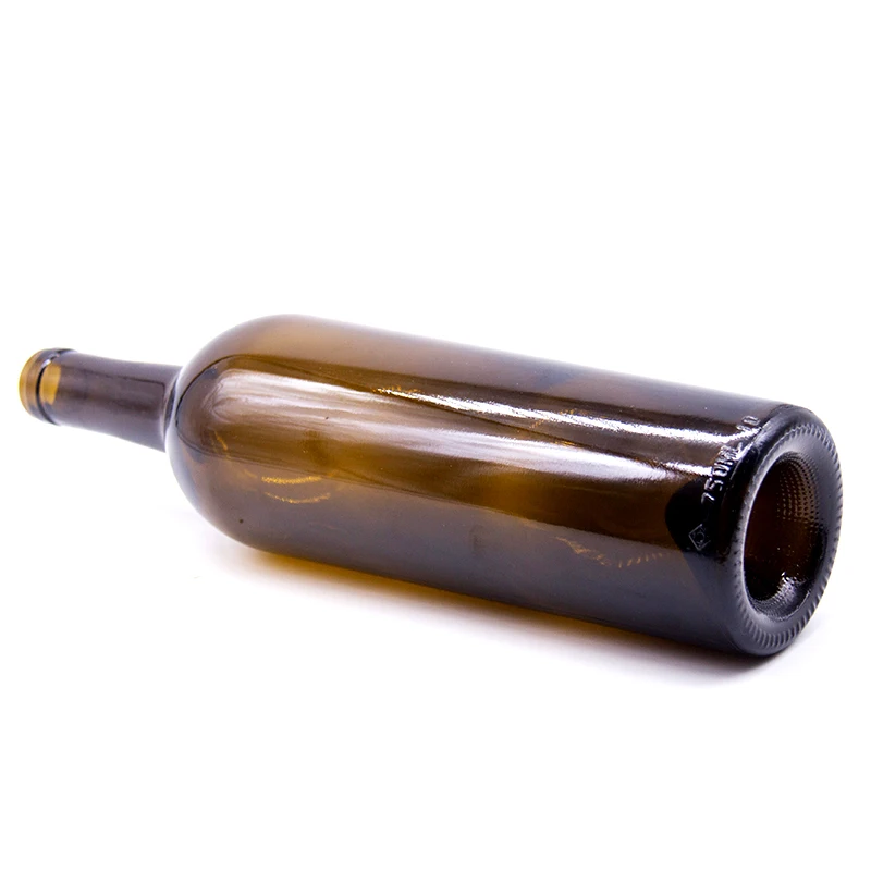 750ml Whisky Bottle Bottom Concave Vodka Tequila Bottle Rum Wine Bottle Glass 75cl