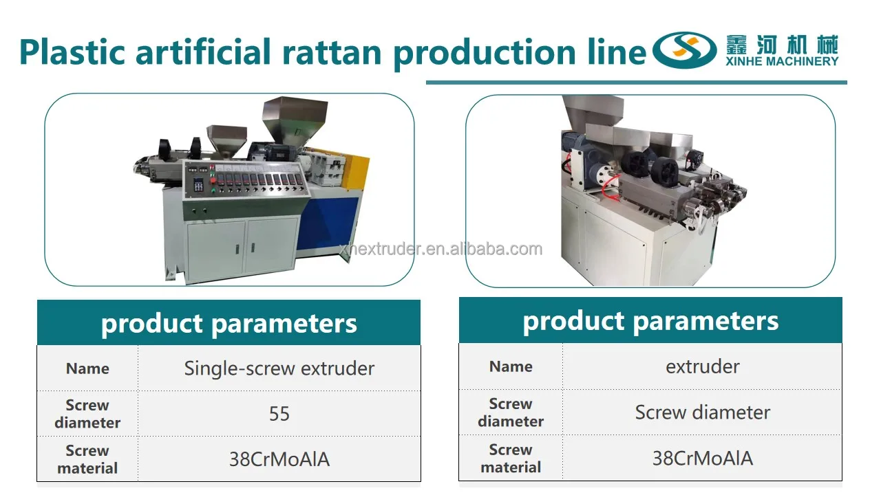 Pp/pe Three-color Rattan Machine Water Grass Machine Good Quality And ...