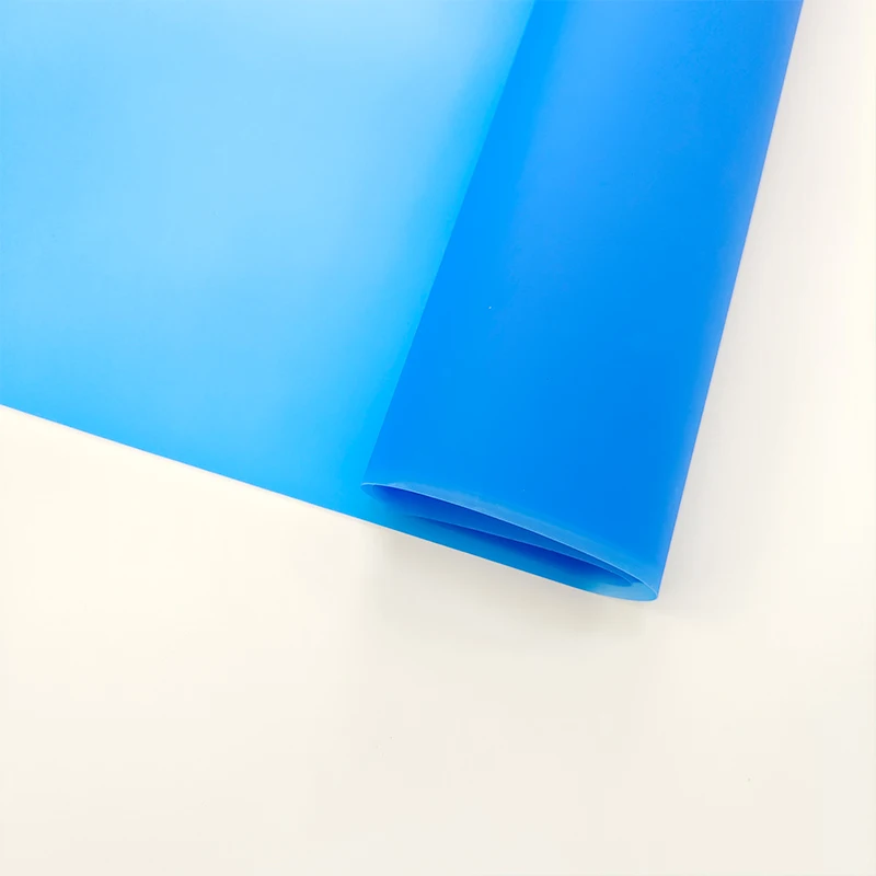 Синий Водонепроницаемый термопластичная полиуретановая пленка ТПУ лист для фартука плащ