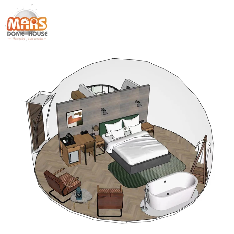Prefab Mars dome House 01