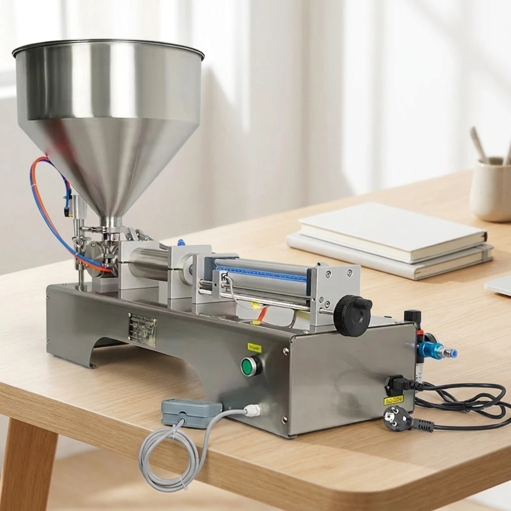 TEBAK Horizontal Pneumatic High-precision Filling Machine a Universal Filling Equipment for Personal Care and Cleaning Products