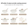 Off-white-14 piece set,[Cross-border bestseller  i