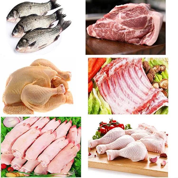 Chicken Cutter Machine Fish Dicing Frozen Meat Dicer Cube Cutting Machine Meat Strips Cut Small Meat Cutting Machine