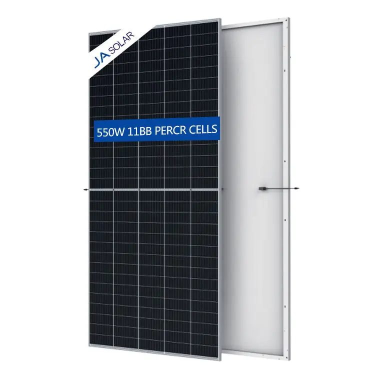 Ja Solar Panels 550w Half Cell Module Jasolar 560w 565w 570w 575w 580w 585w Mbb Solarpanel