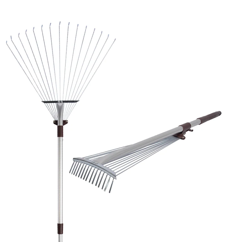 Alibaba.com: Winslow & Ross Adjustable Garden Leaf Metal Broom Rake ...