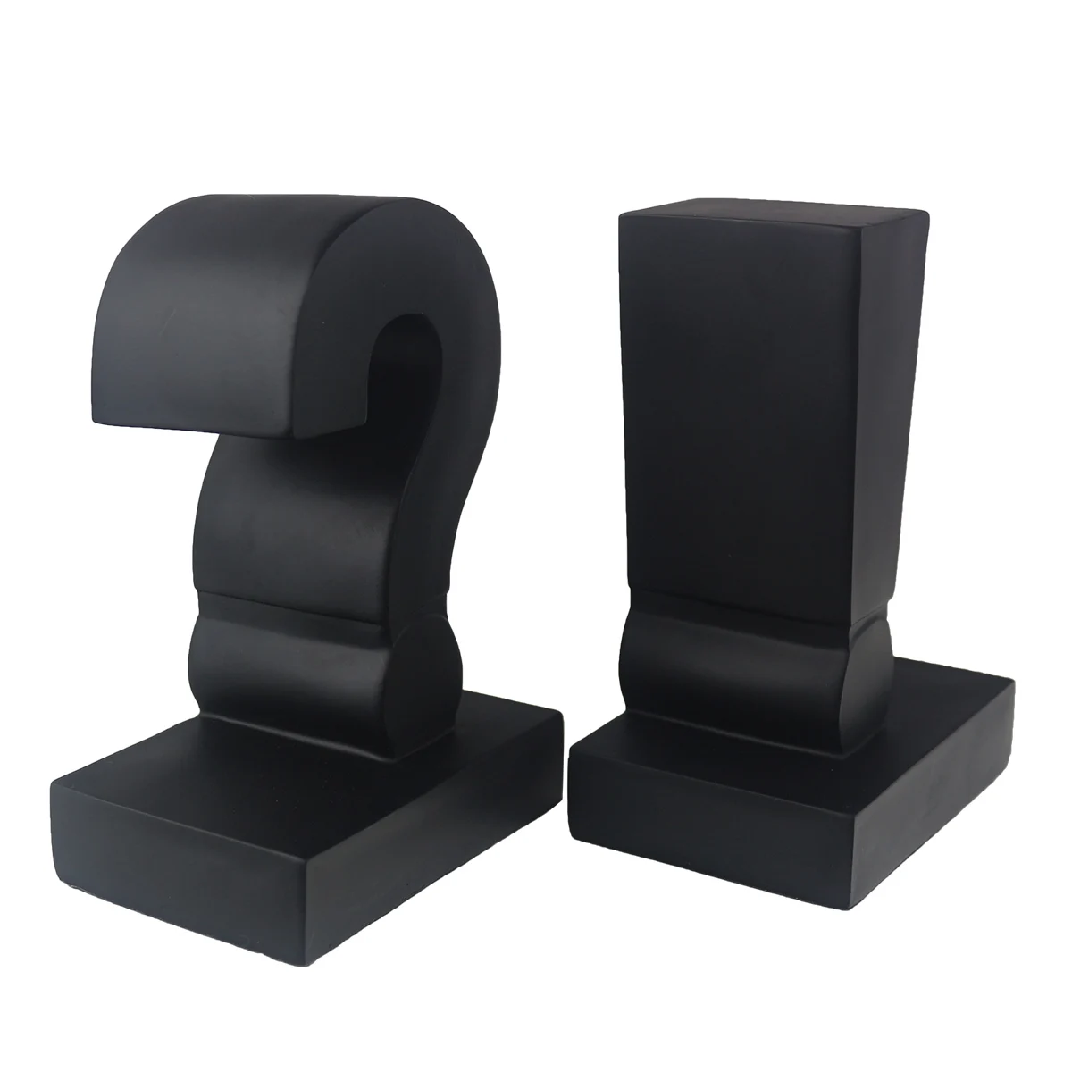 Creative and Novel Question Mark Exclamation Mark Bookend Desk Decoration