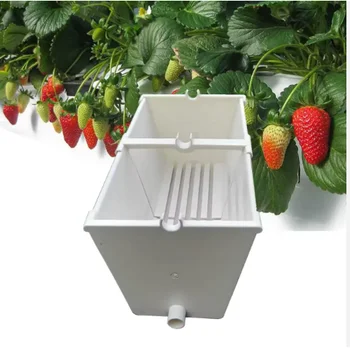 PVC NFT Strawberry Greenhouse Planting Gutter Hydroponic Growing System