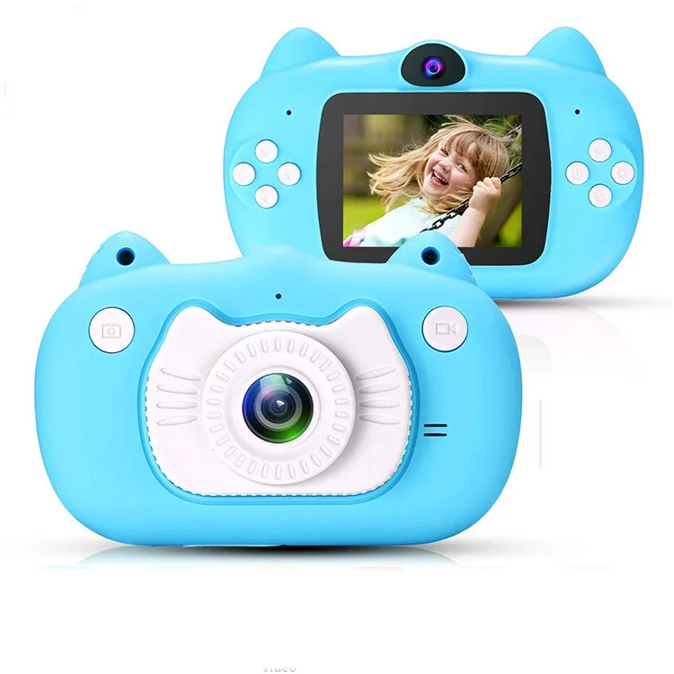 2 дюйма двойной набор фильтров для объектива камеры 12MP Цифровая фотокамера детей От 5 до 10 лет 1080P видео