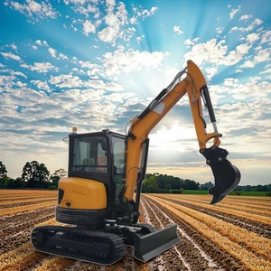 High-Quality Crawler Excavator Farm Home Mini Excavator Diesel Engine Mini Excavator Digger