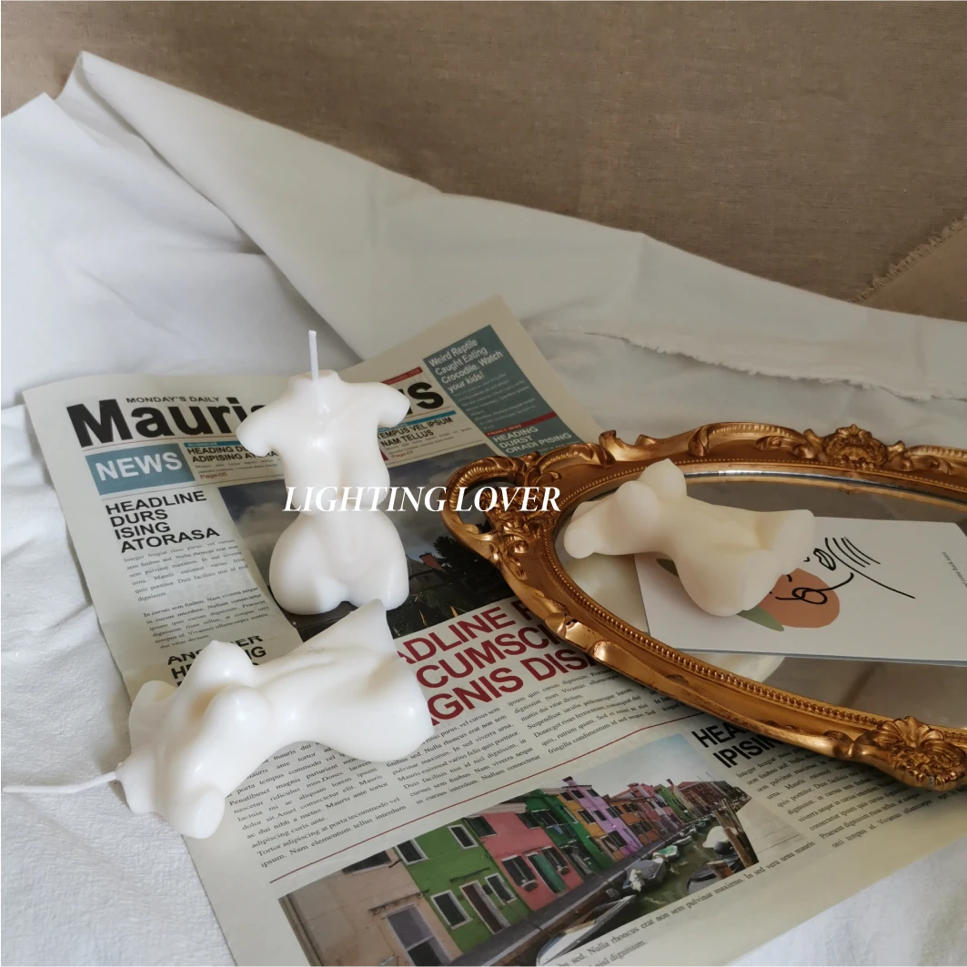 Фабричное высокое качество низкая цена сексуальная форма тела женщина тело Свеча для украшения дома