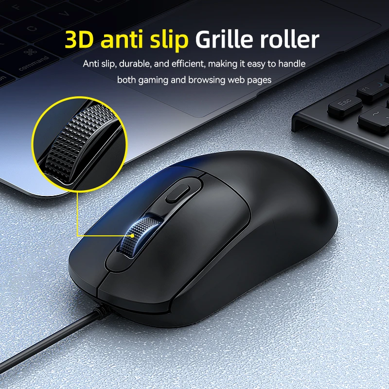 T-WOLF G580 Wired Mouse - Ergonomic & Reliable Performance