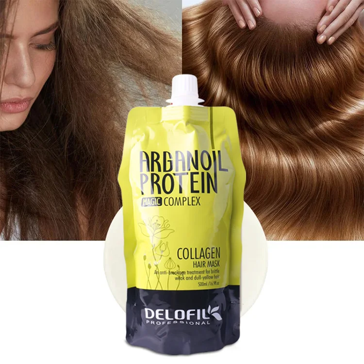 
 Кератиновый коллагеновый крем для лечения волос OEM Кератиновое лечение  