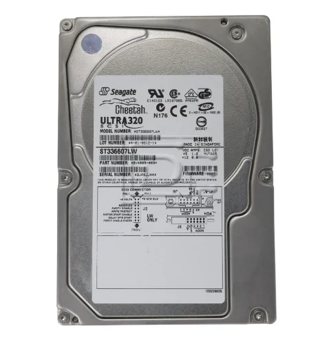 Серверный жесткий диск Seagate 36 ГБ 10000 об/мин ST336607LW ультра 320 SCSI 4 16 мс 68pin