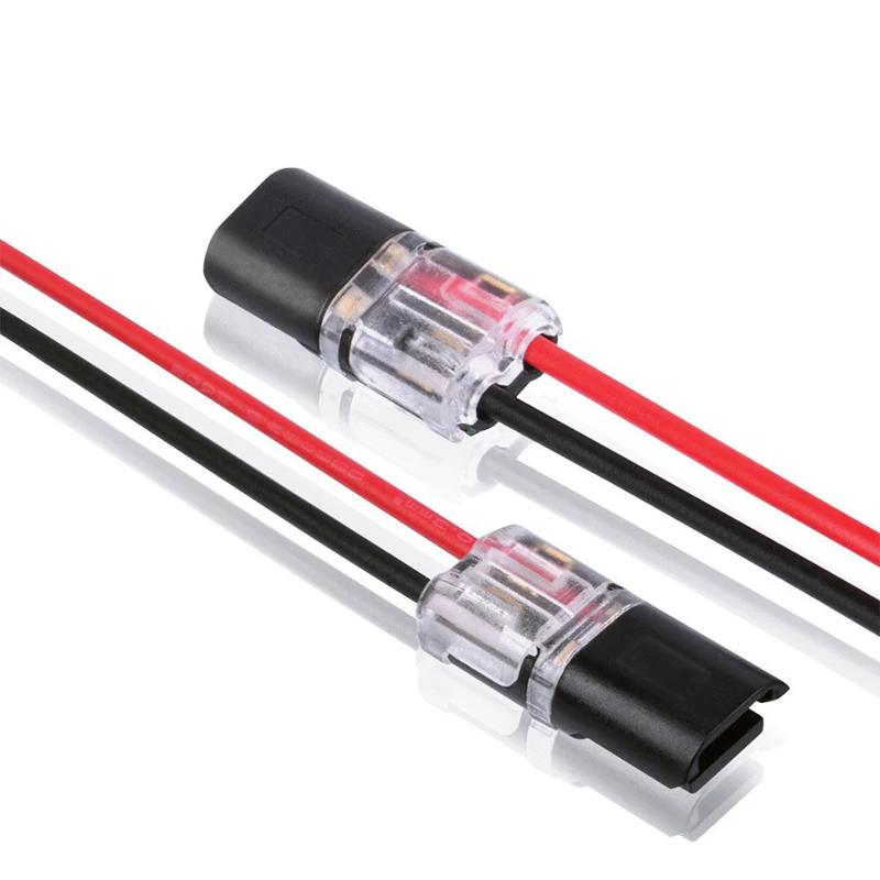 Alibaba.com: 2 pin 2 way LED wire connectors, pluggable double wire ...