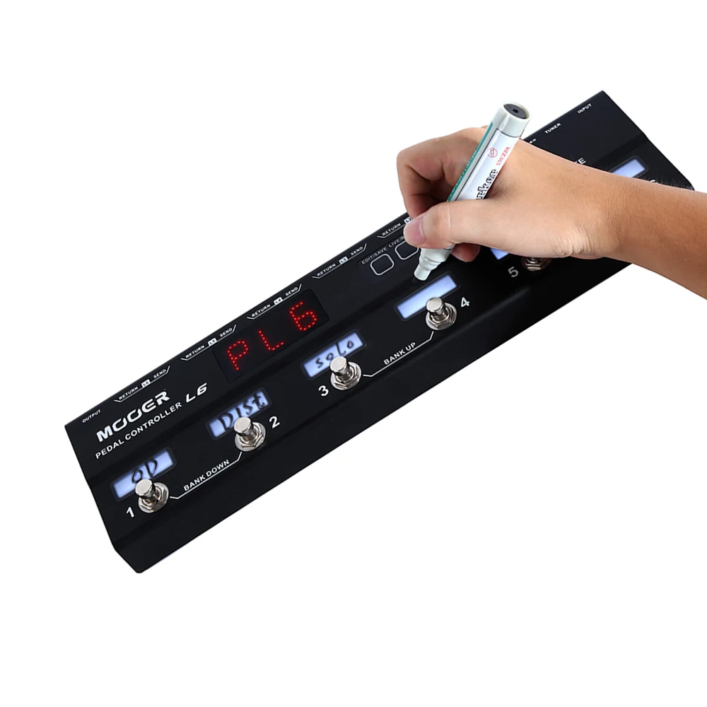 MOOER PCI6 Mkii Pedal Controller - Programmable Loop Switcher