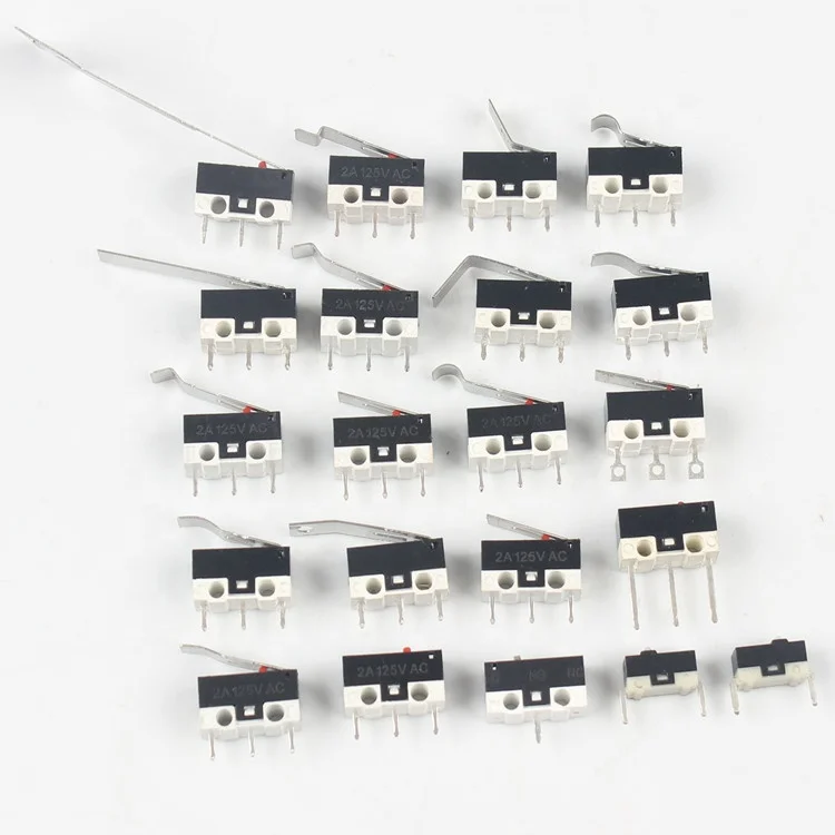 3 Pin Micro Momentary Push Button 5A 125V 250V Sensor Limit for All Micro Switch Switch