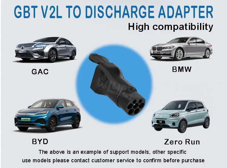 Wireless Ev Charger V2l Vehicle To Load Ev Cable Adapter Car Power