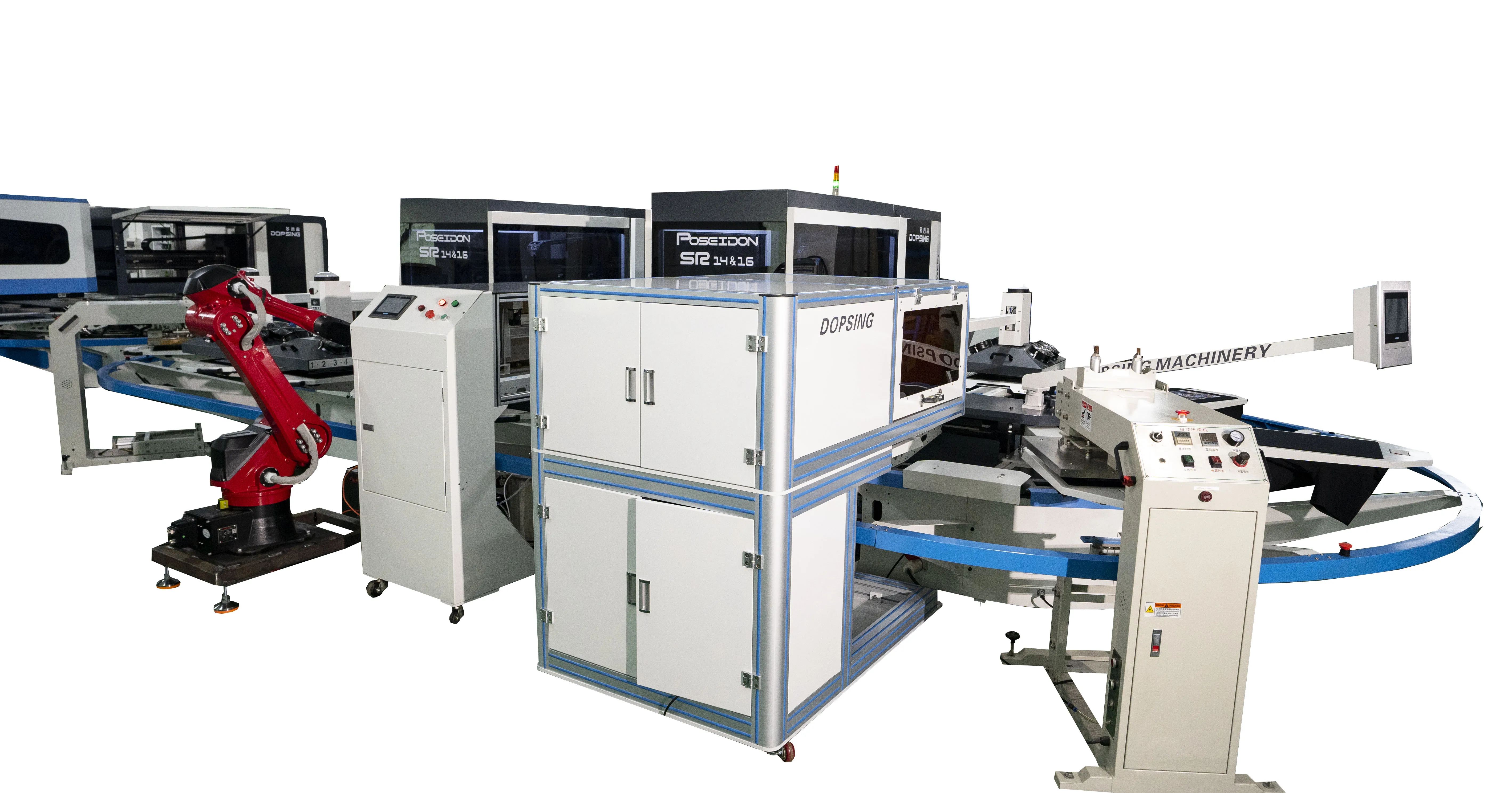 High-Speed Automatic Screen Printer for Garments Ricoh Print Head Digital Inkjet with High-Speed Pigment Ink 1 Year Warranty