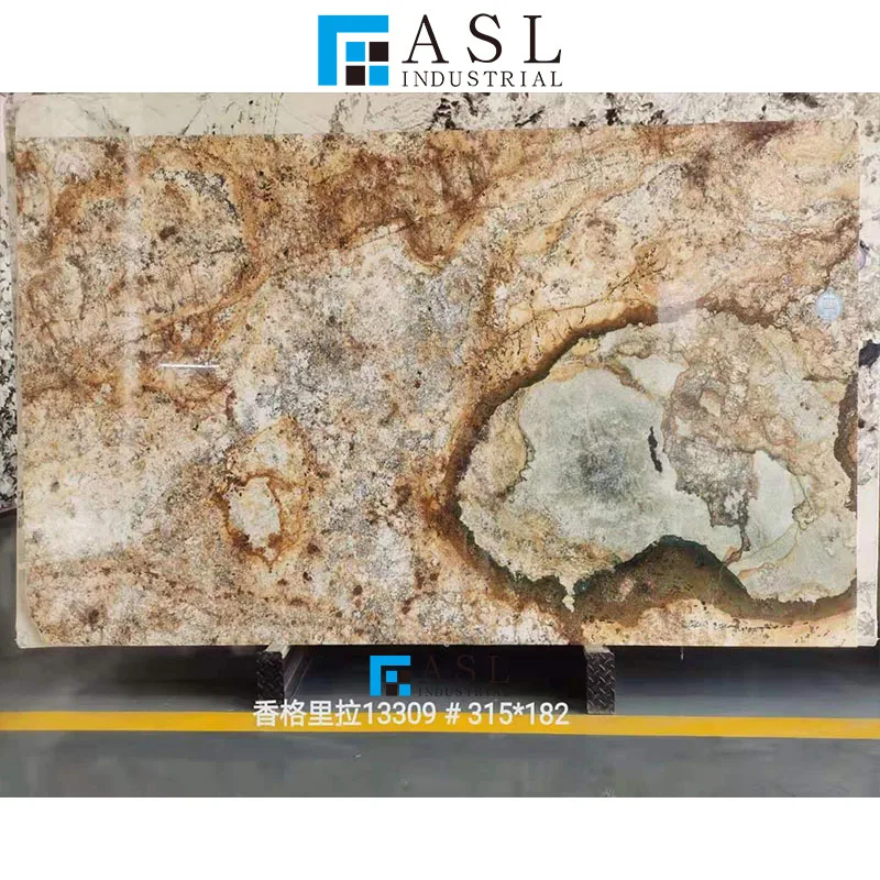 Glazed polished design of quartzite countertop high quality lobby wall tiles
