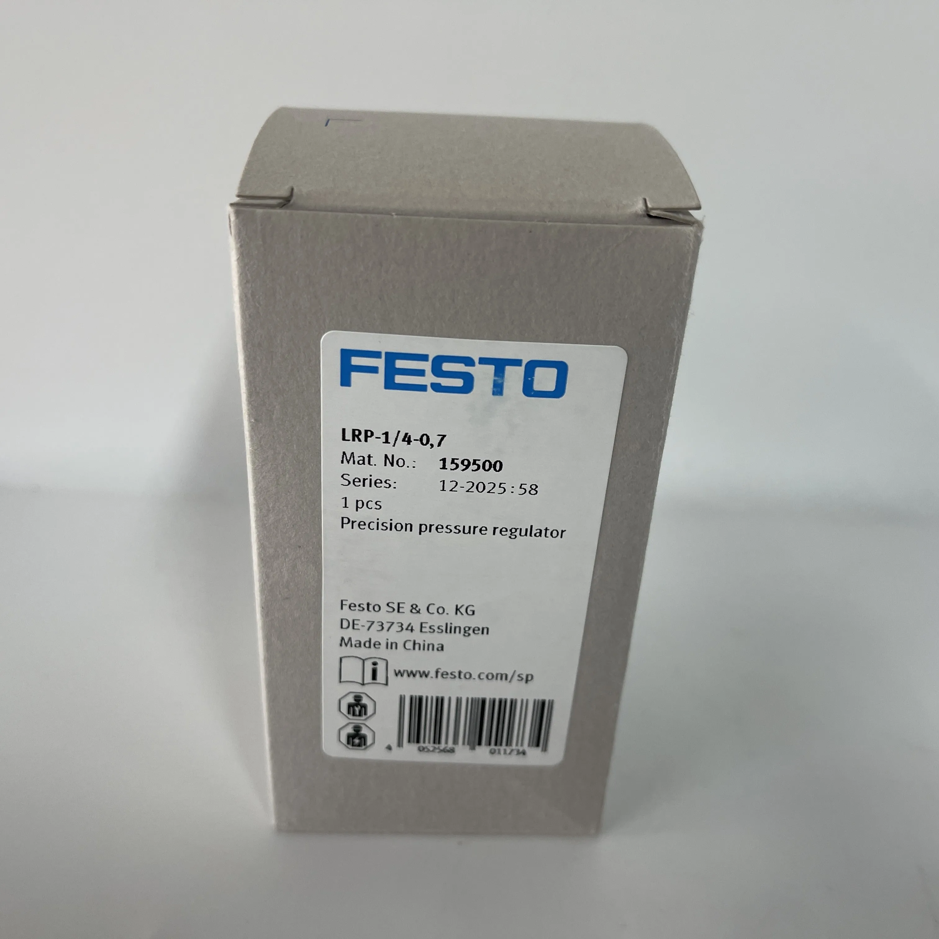 FESTO Precision Pressure Regulator LRP-1/4-0,7