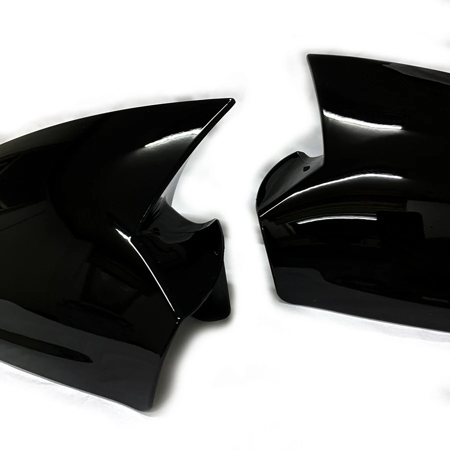product auto parts gloss black side mirror cover for opel 2004   2014 rearview mirror cover shell replacement for opel astra h 2004-8