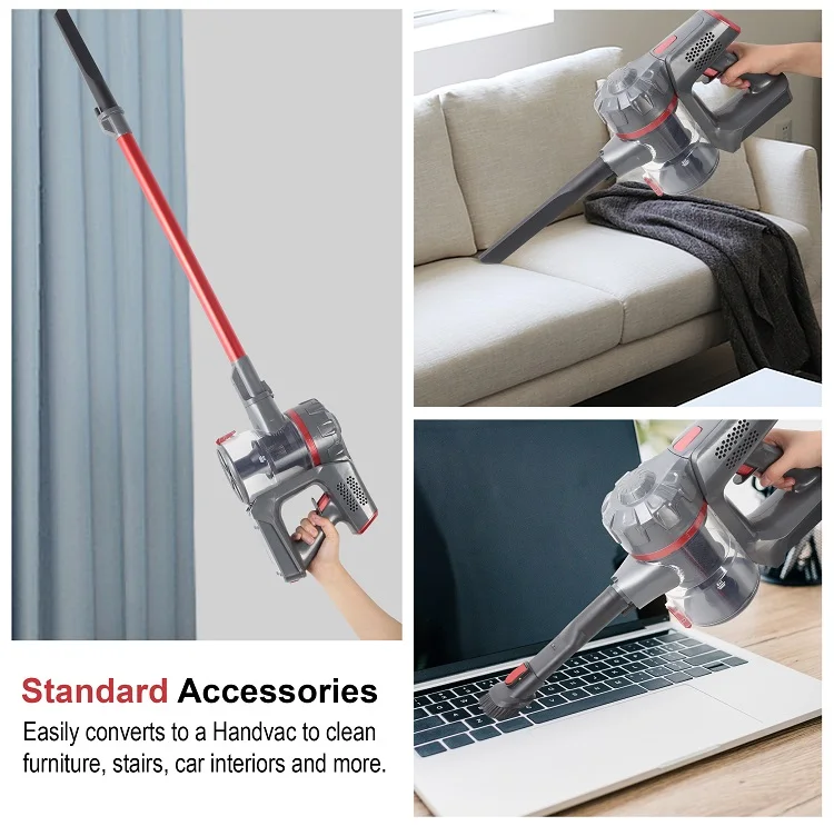 Wireless Battery Silent Vacuum Cleaner Cordless Room Handheld Multi