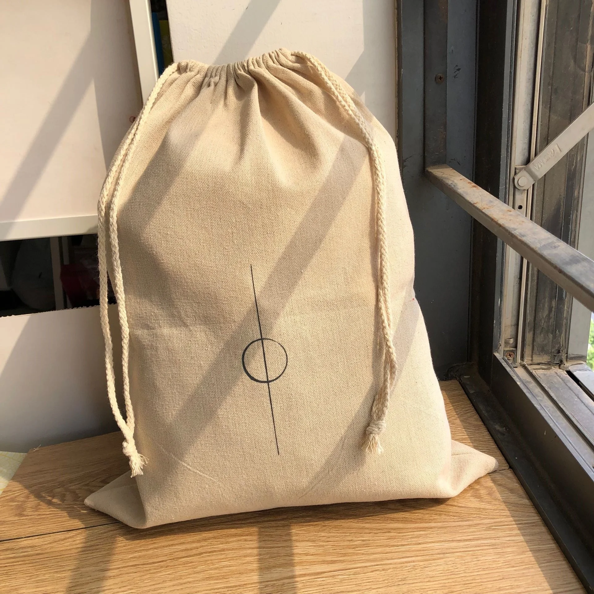 Natural Jute Linen Drawstring Packaging Bag Jute Shoes Cloth Jeans  Packaging Pouch - Main Image