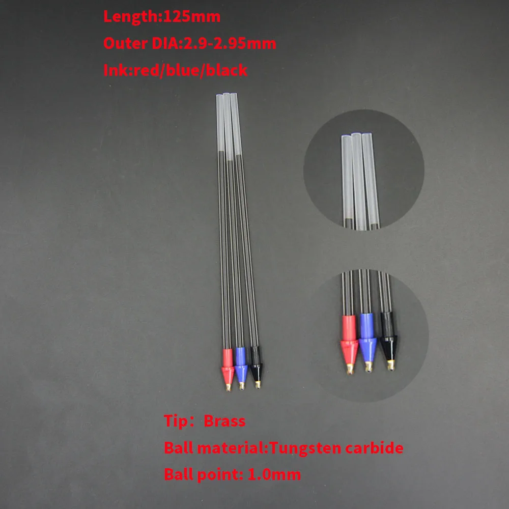 Низкая цена OEM 1,0 мм шариковая ручка заправка латунный наконечник