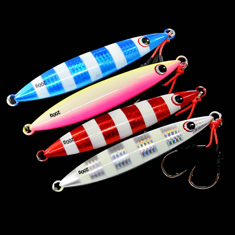 2022 New Fishing Luminous Deep Sea Speed Casting Lures Jig Metal Jig