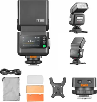 GODOX IT32 TTL Flash De Cmara Con Disparador Inalmbrico X5S Para Sony Compatible X Series (X3/X3Pro/XPro/XProII/X2T)