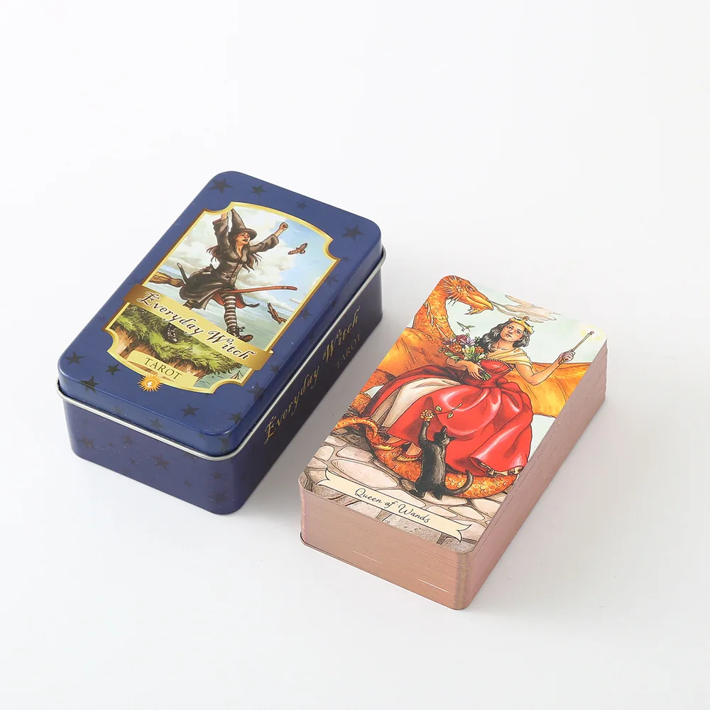 Wholesale Large Mini Custom Tarot Cards With Iron Box