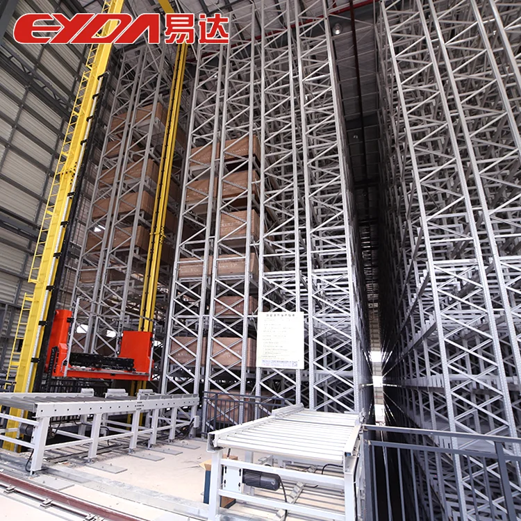 High Precision Fully Automated Warehouse Robot Unit Load Pallet Automation Asrs Storage Retrieval Picking System EYDA OEM