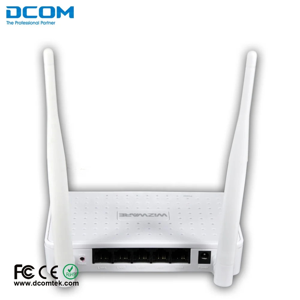 A Wireless Area Network (WLAN) Access Point (AP), Realtek 4 RJ45 LAN Ports 2*5dbi Fixed Antenna 300mbps QOS Wireless Router