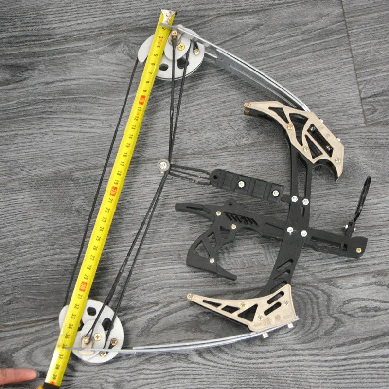 Mini arc composé et flèches de 15,2 à 41,9 cm pour tir à l'arc, tir sur cible, petits jeux de chasse, arc de survie de poche, cadeau LTH/RTH (arc de