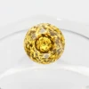 Golden Yellow- Round Rose Cut