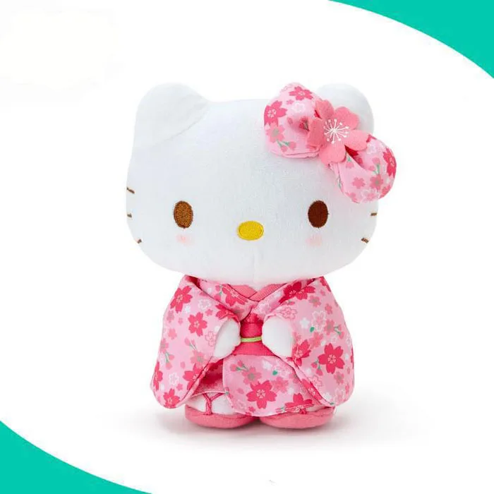 Плюшевые игрушки hello kitty. Sanrio hello Kitty игрушка. Игрушка Хеллоу Китти плюшевая. Hello Kitty Kimono. Хелло Китти в кимоно.