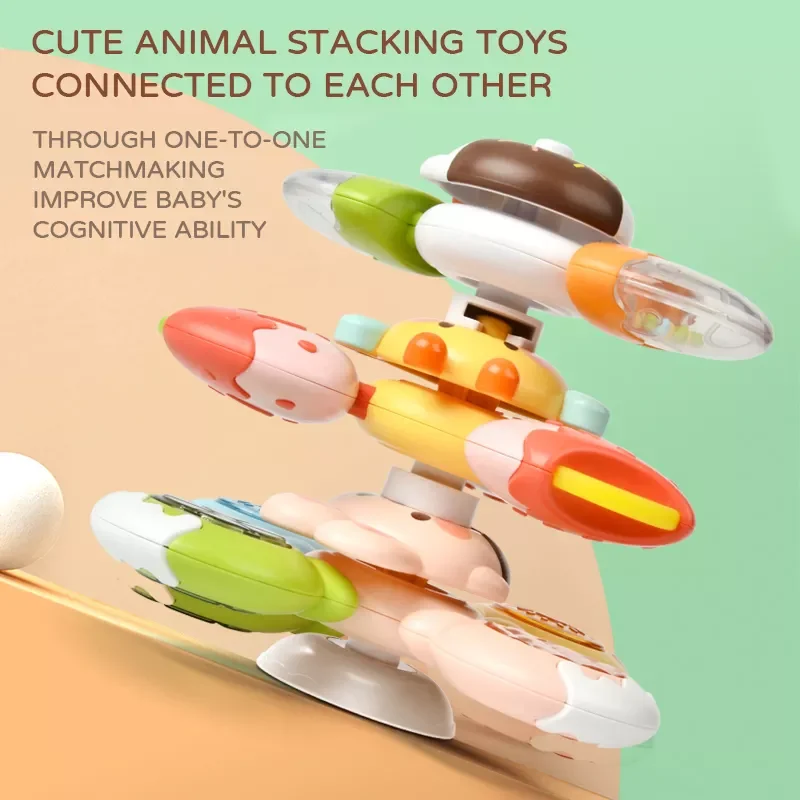 Suction Spinner Toys Spinning Sensory Learning Toys For Toddlers 13