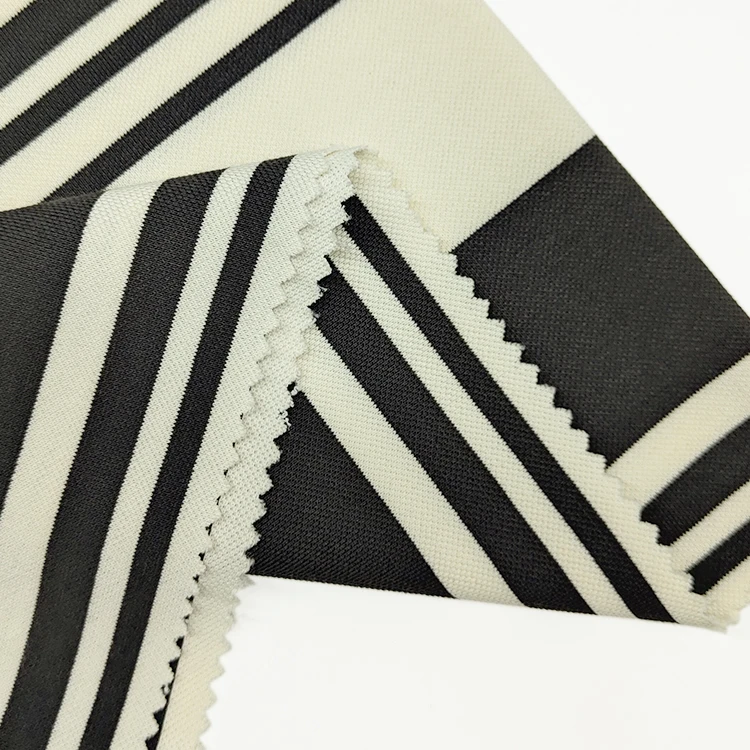 China Wholesale CVC Stripes Fabric Pique Material, Custom Polyester Pique Fabric for Polo Shirt/ factory
