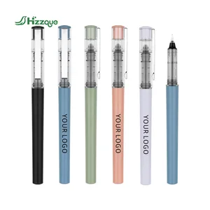 Direct Liquid Gel Pen Office Learning Stationery Gel Pen Needle Tube 0.5mm Advertising Custom logo Wholesale Pen